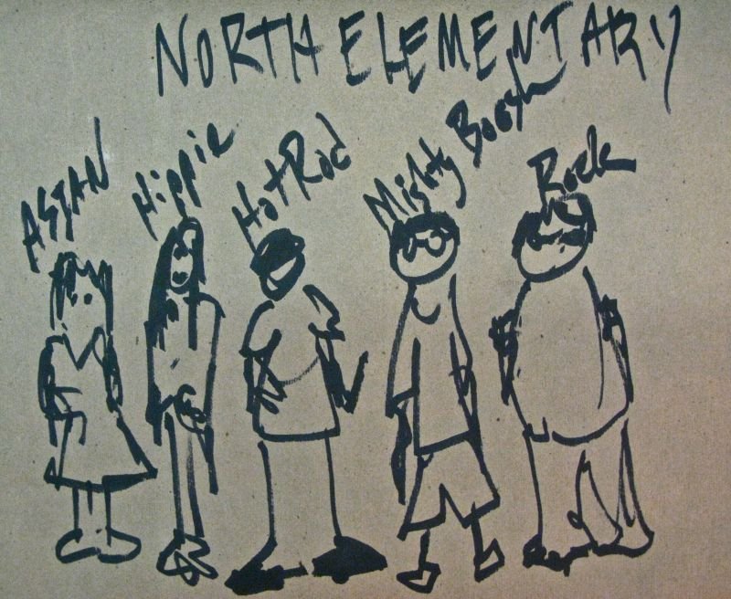 north elementary north elementary drawing sketch illustration john harrison